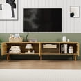 thumbnail image 6 of Nmkwnr Mid Century Modern TV Cabinet for TVs up to 70 Inch, TV Stand with Storage Shelf, Entertainment Center TV Media Console for Living Room Bedroom, 6 of 8
