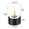 thumbnail image 3 of Dsseng Tabletop Fire Pit Indoor Outdoor - Table Top Firepit Decor Mini Small Fireplace Bowl Portable Smores Maker Decorations for Home Patio Balcony Wedding Housewarming Mothers Day Birth, 3 of 8
