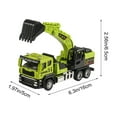 thumbnail image 3 of kladzum Toddler Boys Toys for 3-6 Years Old, Inertial Alloy Engineering Vehicle Series for Boys Excavator Concrete Tanker Truck Cranes and Bulldozer Toys, 3 of 7