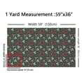 thumbnail image 3 of Castle Fairy Red Pink Bowtie Fabric by the Yard 5 Yards, Girls Princess Style Fabric for Sewing, Sparkle Stars Home Decor Fabric by the Yard, Dark Green Room Decor, 3 of 6