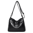 thumbnail image 4 of Bolso bandolera de gran capacidad, bolso para madres, de piel suave, multicapa, combinable, de un solo hombro, para mujer de mediana edad, mochila pequeña, cartera para mujer, 4 of 6