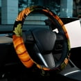 thumbnail image 6 of Thanksgiving Pumpkin Car Wheel Cover: 14.5 Inch Printing PVC Leather Auto Accessories Steering Wheel Covers, 6 of 6