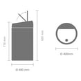 thumbnail image 2 of Brabantia Touch Bin, 16 Gallon (60L), 2 of 3