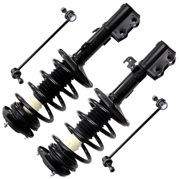ECCPP Front Strut Spring Assembly Stabilizer Bar Link Fits 2003-2008 for Toyota Corolla replace for 172115 172114 K80230