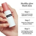 thumbnail image 3 of Neutrogena Healthy Glow Blush Stick Makeup, Peachy Keen, 0.3 oz, 3 of 8