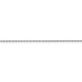 thumbnail image 5 of Auriga Fine Jewelry 10K White Gold 1.2mm Rope Chain Necklace 24inch for Women, 5 of 6