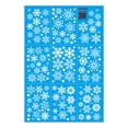 thumbnail image 1 of Less Than 5 Stickers 9PCS Christmas Electrostatic Snowflake Stickers PET Blue Bottom Paper Wall Stickers Christmas Snowflake Window Glass Door and Window Stickers, 1 of 8