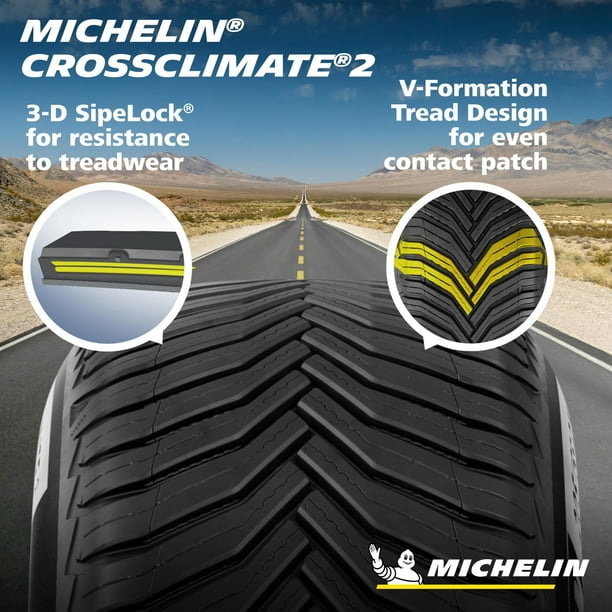 Michelin CrossClimate 2 205/55R16 91H AS A/S Tire - Walmart