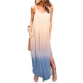 thumbnail image 2 of Elegante mujer Casual con cuello en V vestidos estampados verano sin mangas vestido de jersey OAVQHLG3B Store  lin121212, 2 of 5