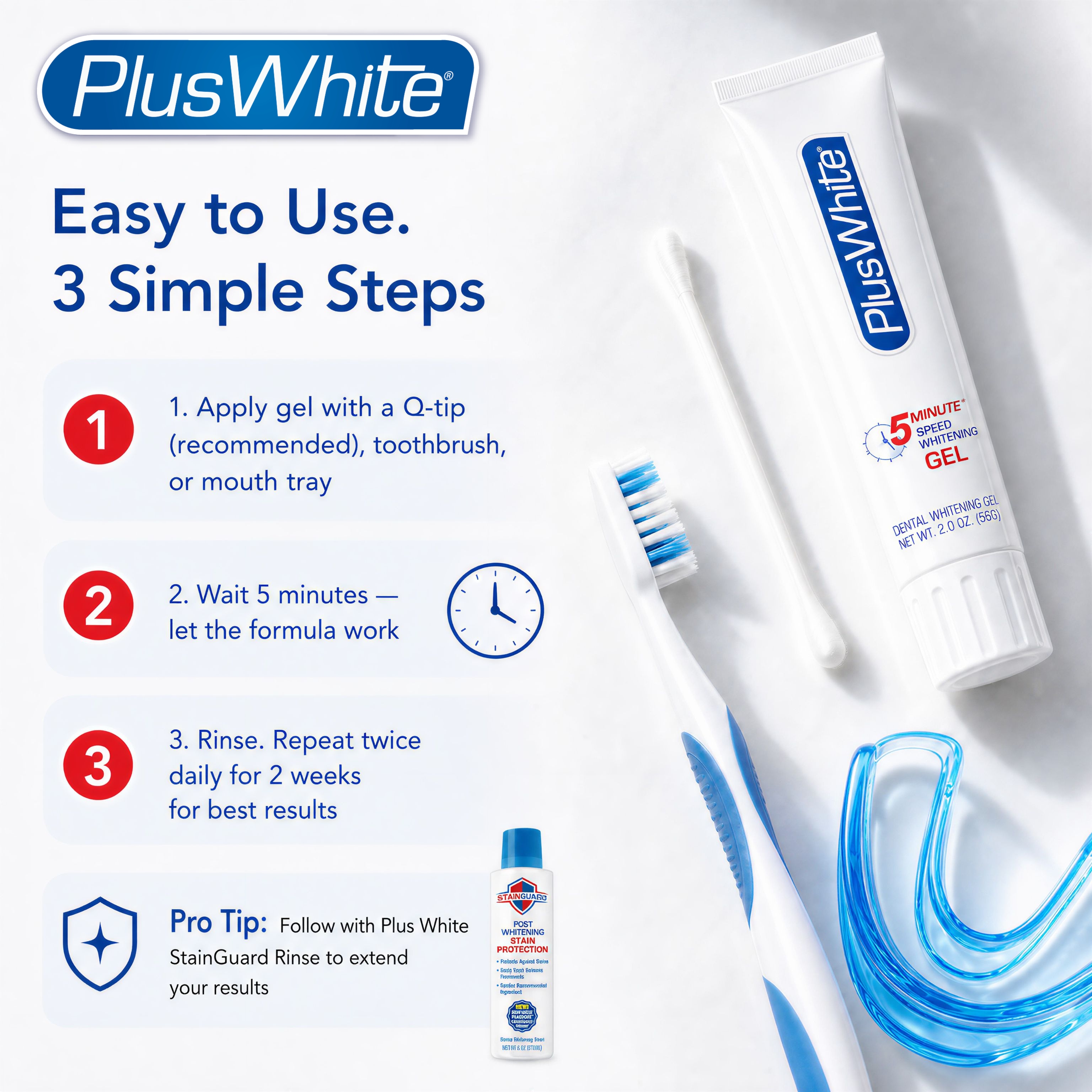 Plus White Speed Whitening Gel, 2 oz photo 5