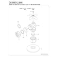 thumbnail image 3 of Kingston Brass CC54308XK 5/8-Inch O.D. Comp x 1/2-Inch or 7/16-Inch Slip Joint Quarter-Turn Angle Shut-Off Valve with Flange in Brushed Nickel, 3 of 5
