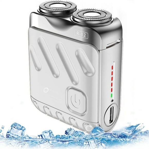 WIFKLSIIPG Shaver Mini Pocket Size Cool Shaver for Men 7 Wet & Dry Shaving Cordless Shaver