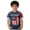 Navy, variant on Toddler American Flag Shirt Toddler American Flag Tshirt Boys Girls 4th of July Outfits Tee USA Short Seleve Tshirts Light Gray Size,1-2 Years