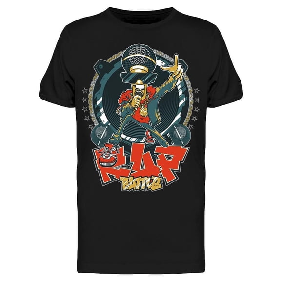Rap Battle Graphic Tee Men's -Image by Shutterstock