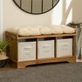 thumbnail image 2 of Banc de Rangement Moderne d'Entrée de Ferme de 42 Po - Barnwood, 2 of 7