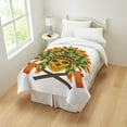 thumbnail image 3 of CafePress - Native Skull Headdress - Twin Duvet Cover, Printed Comforter Cover, 3 of 4