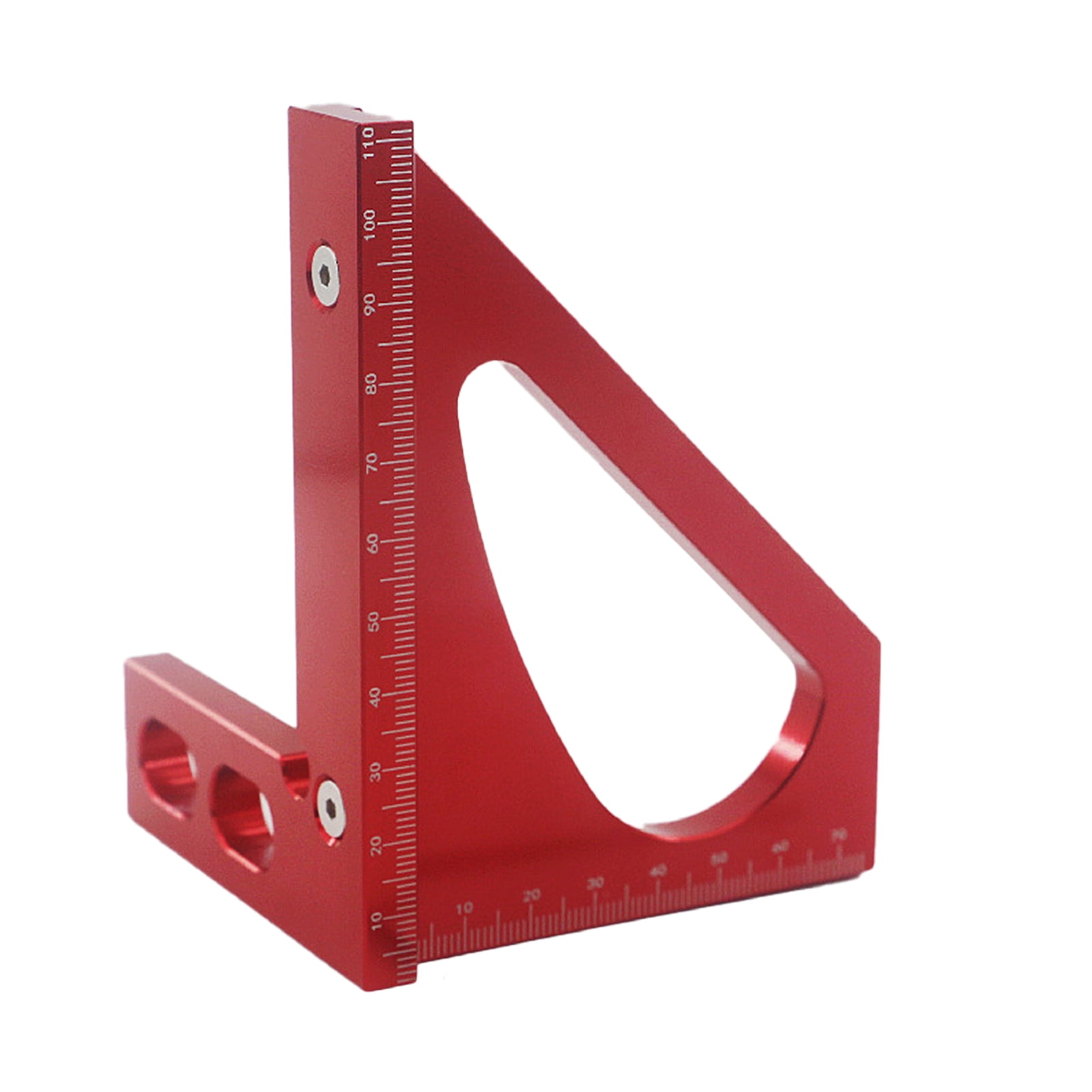 Right Angle Ruler,45/90 Degrees Matte Aluminum Alloy Mini Right Angle Ruler Woodworking Measuring Tool,Aluminum Alloy Material,Durable and Light. 
