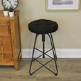 thumbnail image 5 of The Gripper Non-Slip Tufted Round Barstool Cushion for Dining Rooms, Cafes, Bars and Restaurants, 14”, 4 Count (Pack of 1), Midnight, 5 of 5