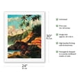 thumbnail image 2 of Laguna Beach California - Coastal Landscape - From an Original Color Painting by Wade Koniakowsky - Fine Art Rolled Canvas Print 20in x 26in, 2 of 4
