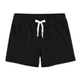 thumbnail image 3 of Gym Shorts for Men, Mens Big Tall Workout Shorts Casual Plus Size Quick-dry Elastic Waisted Solid Black Shorts with Pockets Athletic Running Shorts for Men Summer, 3 of 5