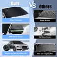 thumbnail image 4 of VFM Car Windshield Cover for Ice and Snow, Windshield Snow Cover with Side Mirrors Cover for Snow, Ice, UV Fits Most Cars, Trucks, Vans, SUVs, 4 of 10