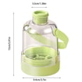 thumbnail image 3 of Multifunctional Transparent Water Bottle Ice Maker With Ice Tray 2 In 1 Iced Bottle With Handle Portable Iced Coffee Cup For Travel Gym Home, 3 of 9
