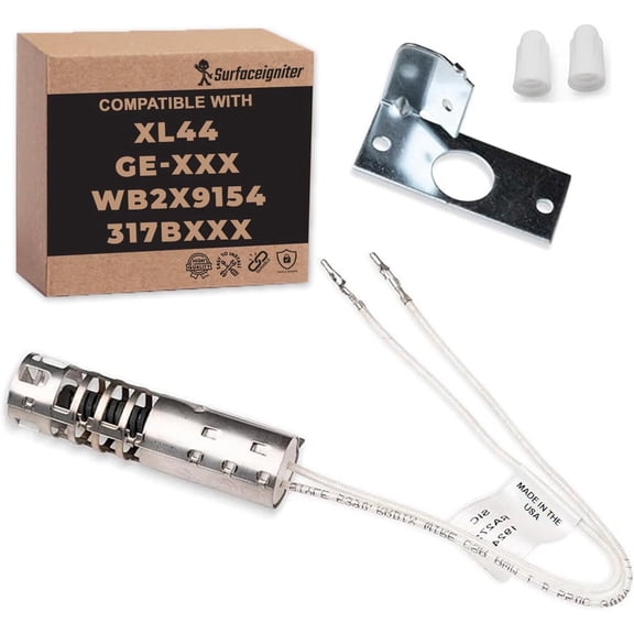 Surface Igniter's Gas Oven Igniter Replacement – Compatible with WB2X9154, GR403 & XL44 Series - (RA272KX)