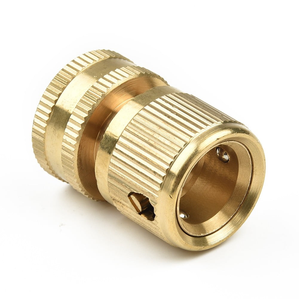 1/5Pcs Outside Tap Connector Brass 3/4" Threaded Reducer Quick Water Hose Pipe 