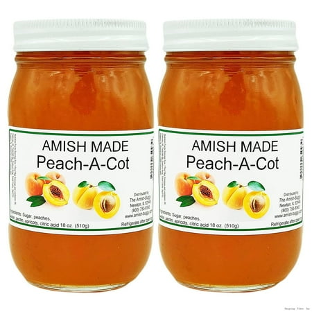 

Amish Jam - Two 16 Oz Jars (Peach-A-Cot)