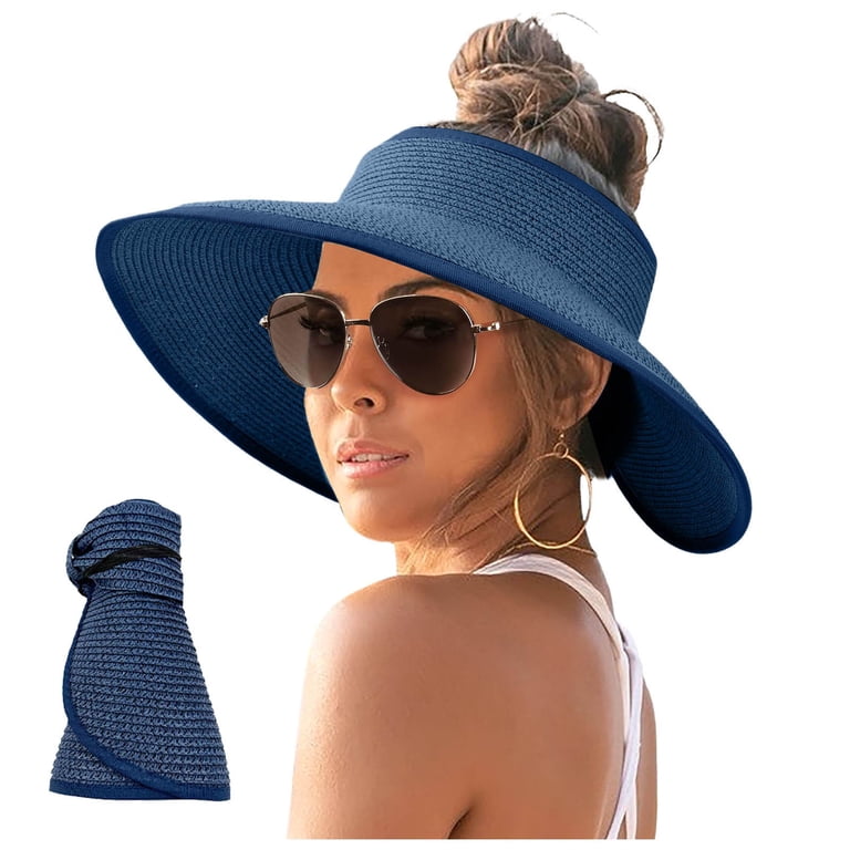 Glisme Sun Hat For Womens Sunshade Hat Edition Women Open Top Wide