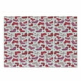 thumbnail image 1 of Valentines Cutting Board, Doodle Hand Drawns Love and Affection with Many Patterns, Decorative Tempered Glass Cutting and Serving Board, Small Size, Pink Ruby Dried Rose, by Ambesonne, 1 of 1