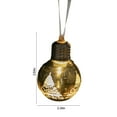 thumbnail image 3 of Naittoop Christmas Decor Clearance, Christmas Decorations Create Christmas Tree Decoration Electroplating Ball Pendant Luminous Bulb Pendant Christmas Big Balls, 3 of 8