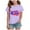 Purple, variant on Gubotare Girls 4th of July Shirt Girls Summer T-Shirt,Trendy Graphic Short Sleeve Concert Tee Country Music Tshirt for Kids (Light Pink,Size 5-6 Years)