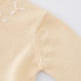 thumbnail image 4 of OBEEII Baby Girls Cardigan Fall Winter Sweater Fashion Chic Knitted Bolero Shrug Cropped Dress Up Party Vacation Photo-shoot Outfits, 4 of 8