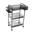 thumbnail image 1 of Estantes de metal Jadeshay Organizador portátil de 3 gabinetes, 1 of 14