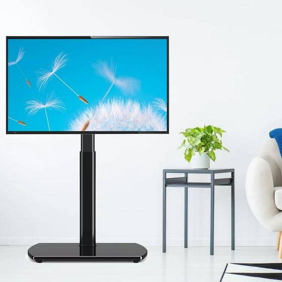 Narrow TV Floor Stand with Mount for TVs up to 55 inch