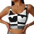 thumbnail image 2 of Lsque Geometry Dash Printed Women'S Sports Bra, Compression, Moisture Wicking, High-Impact Sports Bra For Women,Supportive sports bra-XX-Large, 2 of 9