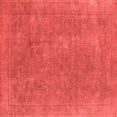 thumbnail image 1 of Ahgly Company Indoor Square Oriental Red Industrial Area Rugs, 4' Square, 1 of 4