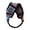 Black, variant on Sweet Girls Colorful Crochet Headband Summer Sunproof Camping Headwrap with Stretchy Hair Rope Teenagers Lovely Kerchief