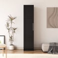 thumbnail image 2 of 15.75"D x 15.75"W x 70.87"H Stackable Cabinet, Black / Wall - Mounted for Kitchen Organization, 2 of 7