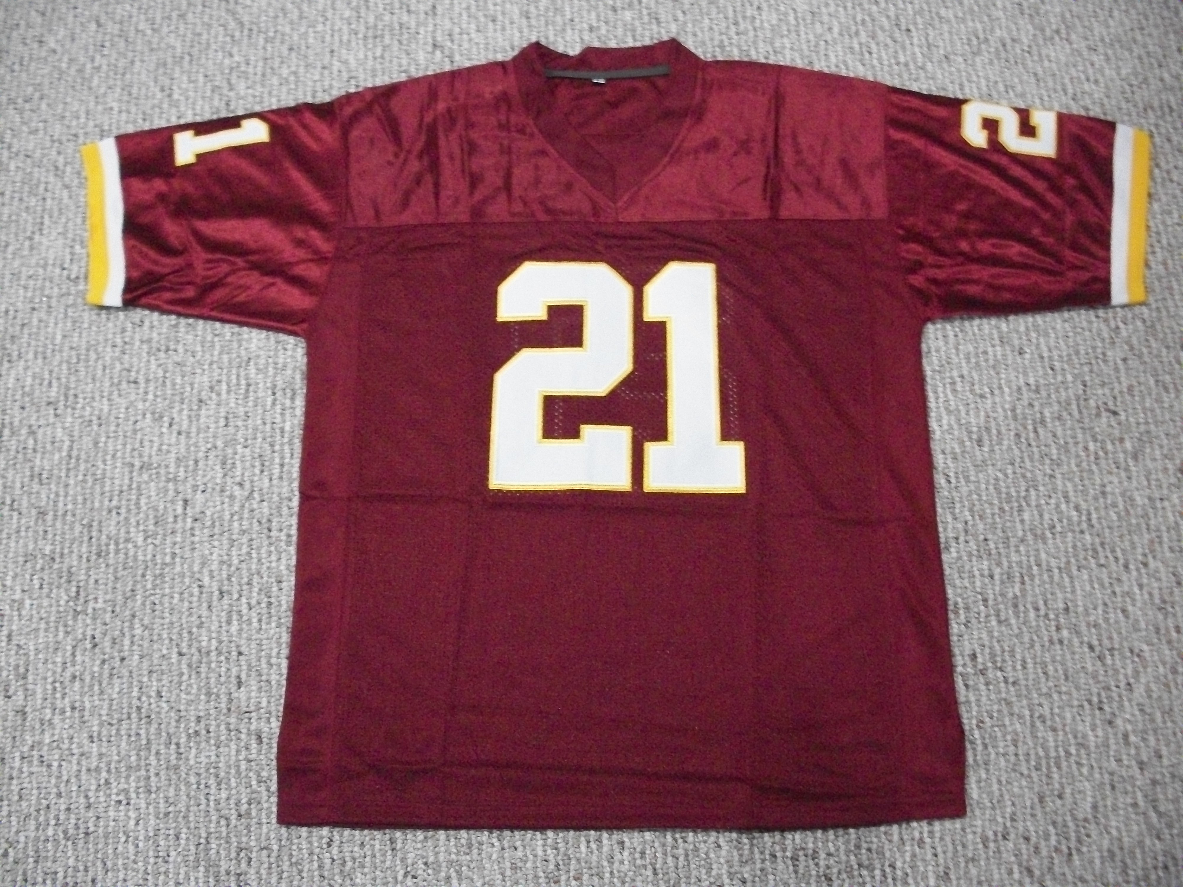 Sean Taylor Jersey #21 Washington Unsigned Custom Stitched White Football  New No Brands/Logos Sizes S-3XL 