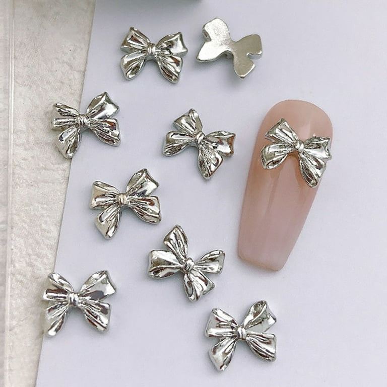 Grey K A W S Nail Charms Decoration-10 Pieces