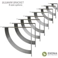 thumbnail image 2 of Ekena Millwork 2"W x 12"D x 12"H Bulwark Bracket, Steel (2-Pack), 2 of 8