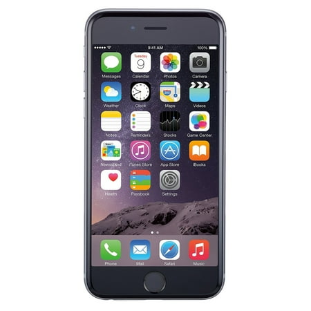 Restored Apple iPhone 6 Plus, GSM Unlocked 4G LTE- Gray, 16GB (Refurbished)