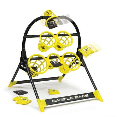 Cornhole Game Bags EastPoint Sports Go! Gater Battle Bags Set; New Spin on Classic Cornhole Tailgate Game; Includes Portable Easy-Fold Target, 8 Bean Bags in 2 Team Colors; Weather-Resistant Construction for Endless Fun ()