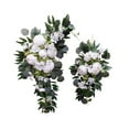 thumbnail image 4 of Arco de Boda Artificial BLESIY Conjunto de Flores Decoraciones flor de peonía de Seda Guirnalda floral Versátil blanco, 4 of 8