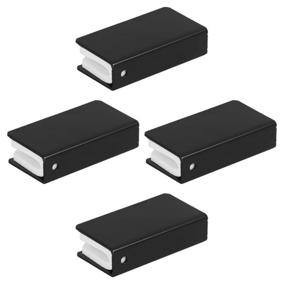 Raindrops 4pcs Glass Door Latch Clamp Bathroom Door Latch Clamp Cabinet Latch Clip