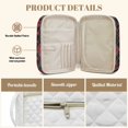 thumbnail image 5 of ZUXONGSY Rose Skull Print Bible Cover for Women Quilted Bible Protector Sturdy Christian Gift with Handle ChuZU Bag for Daily Use, 5 of 7