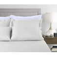 thumbnail image 5 of Threadmill Home Linen 100% Cotton Sheets for California King Size Bed | 4 Piece Set | Soft, Breathable Lightweight Solid Sateen for All-Season Use | Snug Fit Elastic Deep Pocket | Light Grey, 5 of 9