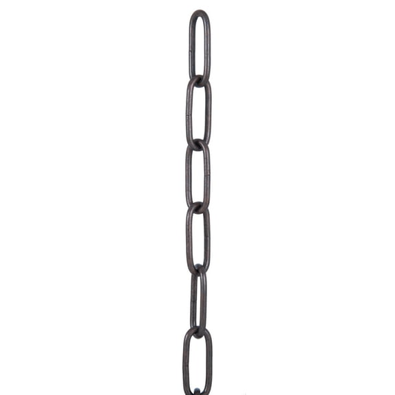 B&P Lamp® Antique Bronze 6 Gauge Straight Sided Oval Chain